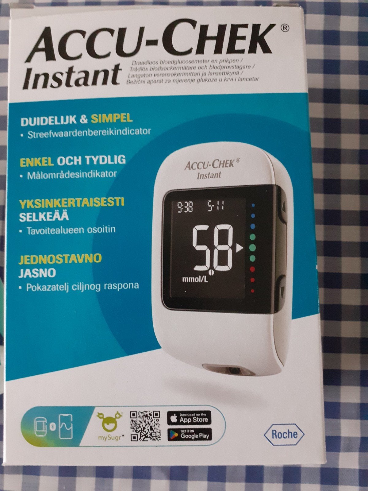 accu chek instant glucosemeter, Ophalen