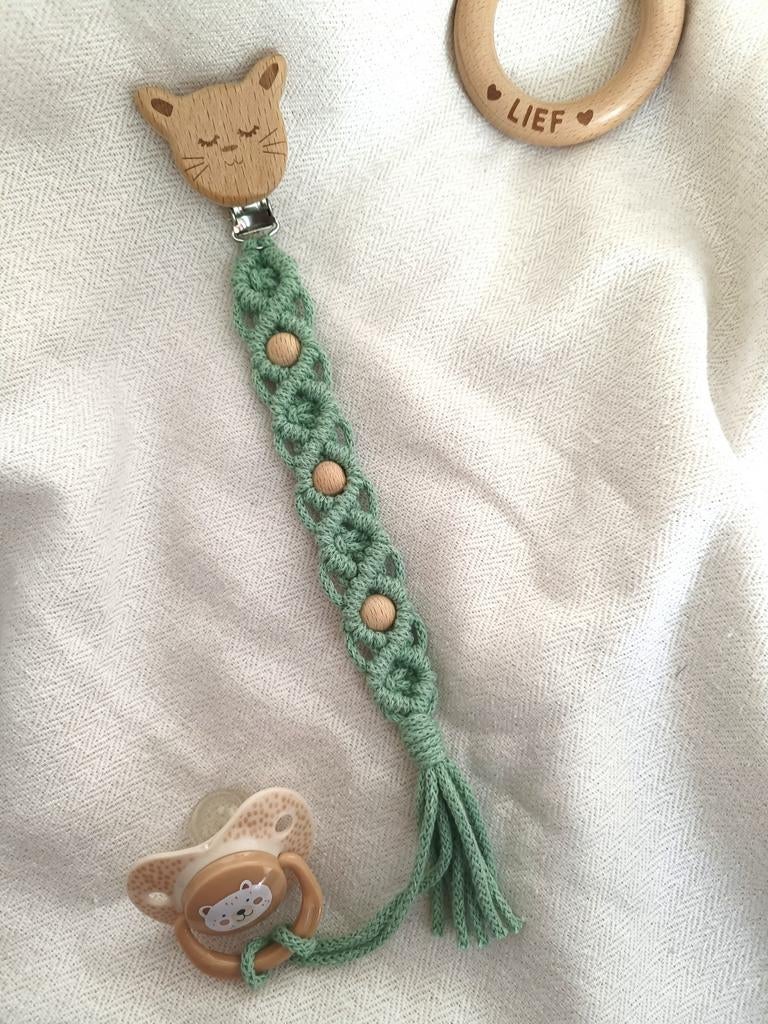 Macramé speenkoord, Ophalen of Verzenden, Nieuw