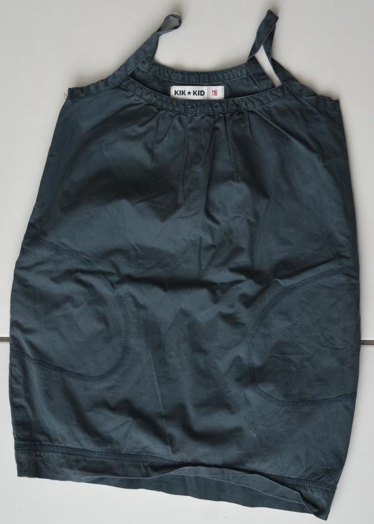 Leuke leger groene overgooier merk Kid*Kid maat 116, Jongen of Meisje, Ophalen of Verzenden, Zo goed als nieuw, Jurk of Rok