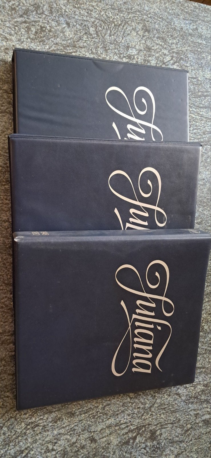 3 Juliana munten albums met alle munten behalve zilver, Ophalen of Verzenden, Koningin Juliana, Zilver