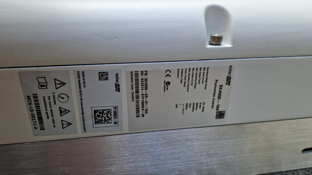 Solar Edge omvormer  SE 4000, Ophalen, Overige typen