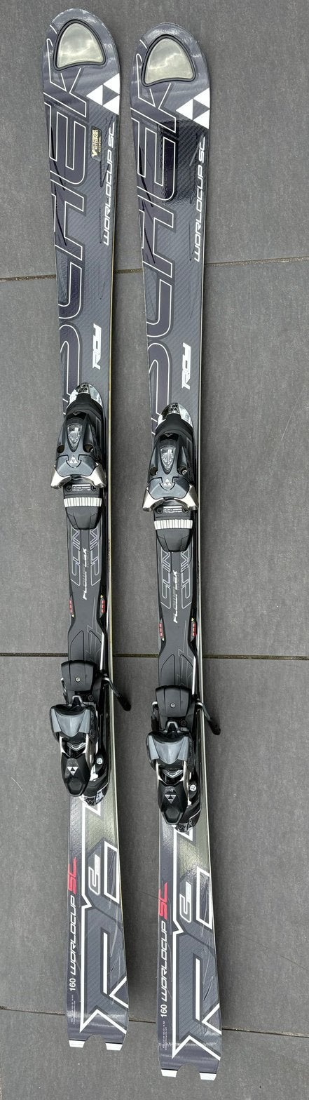Fischer RC4 SC Ski's 160 cm met bindingen en tas, Ophalen, 160 tot 180 cm, Carve, Skiën