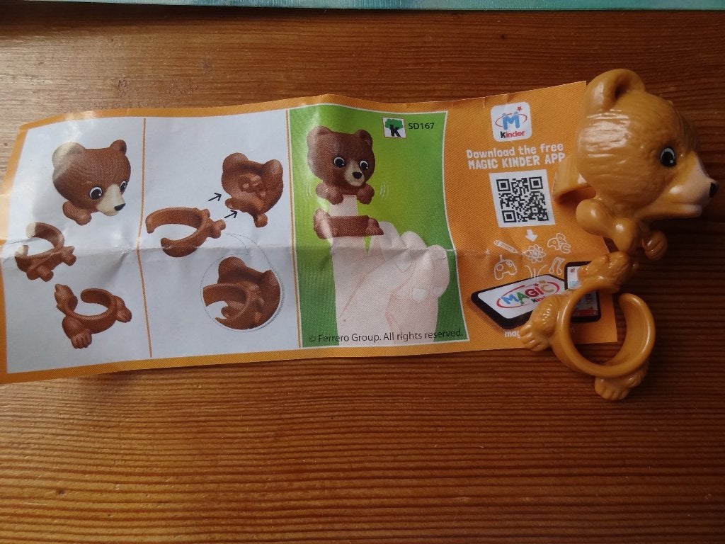 ring beer uit ferrero verrassingseieren sd167, Verzamelen, Ophalen of Verzenden, Zo goed als nieuw
