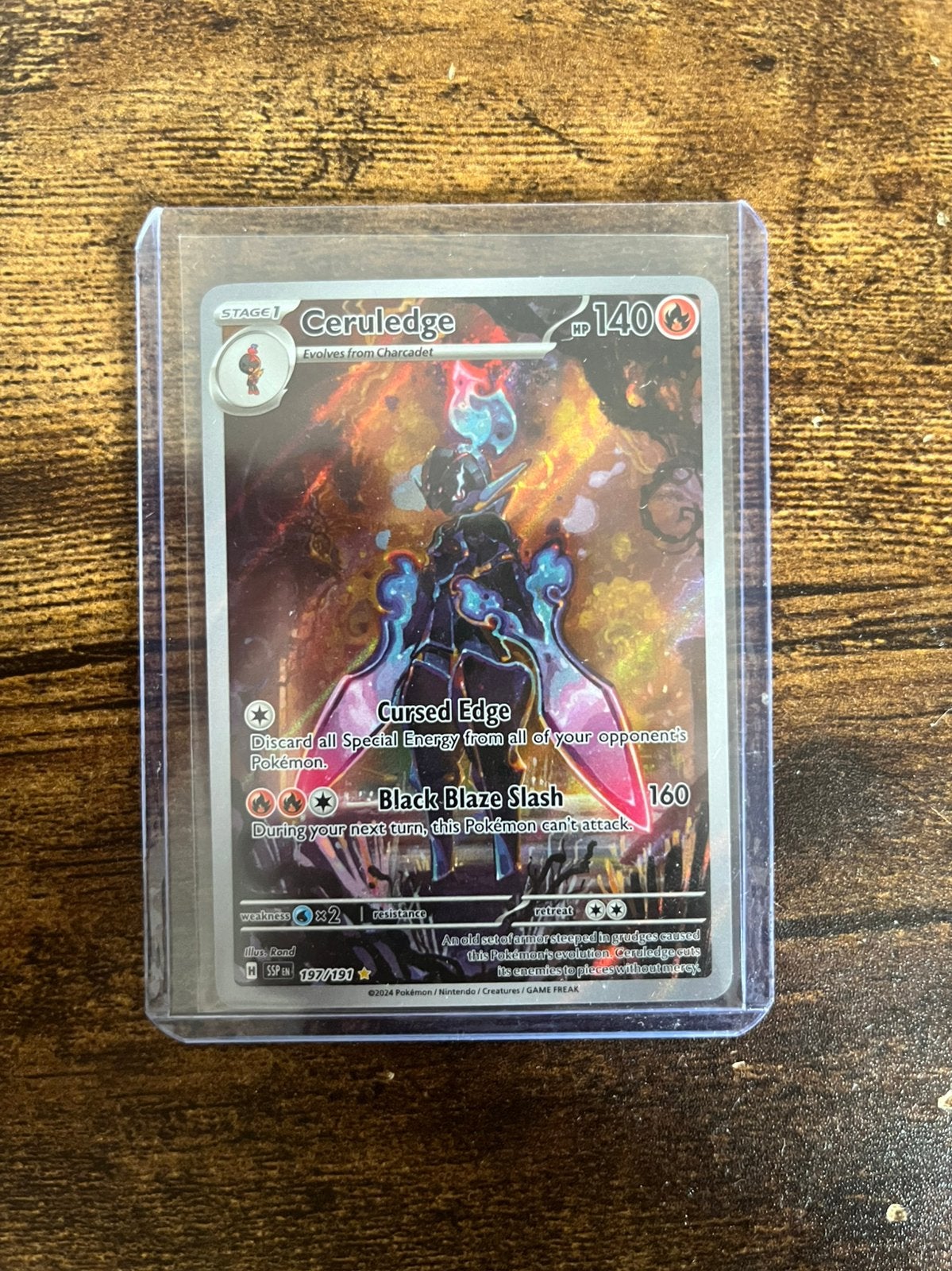 Ceruledge 197, Ophalen of Verzenden, Nieuw, Losse kaart, Foil