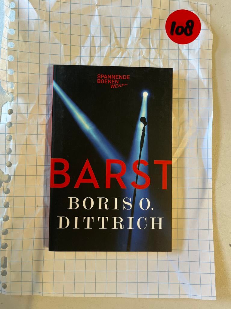 BARST - Boris O. Dittrich (Spannende Boeken Weken), Ophalen of Verzenden, Zo goed als nieuw, Nederland