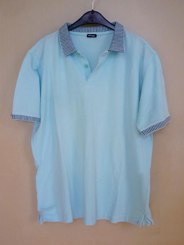 KITON, zeer luxe italiaanse polo, blauw, 3XL, valt kleiner, Blauw, Overige maten, Ophalen of Verzenden, Zo goed als nieuw
