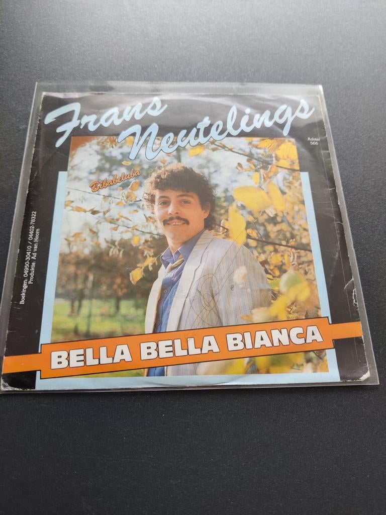 Frans Neutelings - Bella Bella Bianca ( gesigneerd ), Cd's en Dvd's, Vinyl | Nederlandstalig, Ophalen of Verzenden, Zo goed als nieuw
