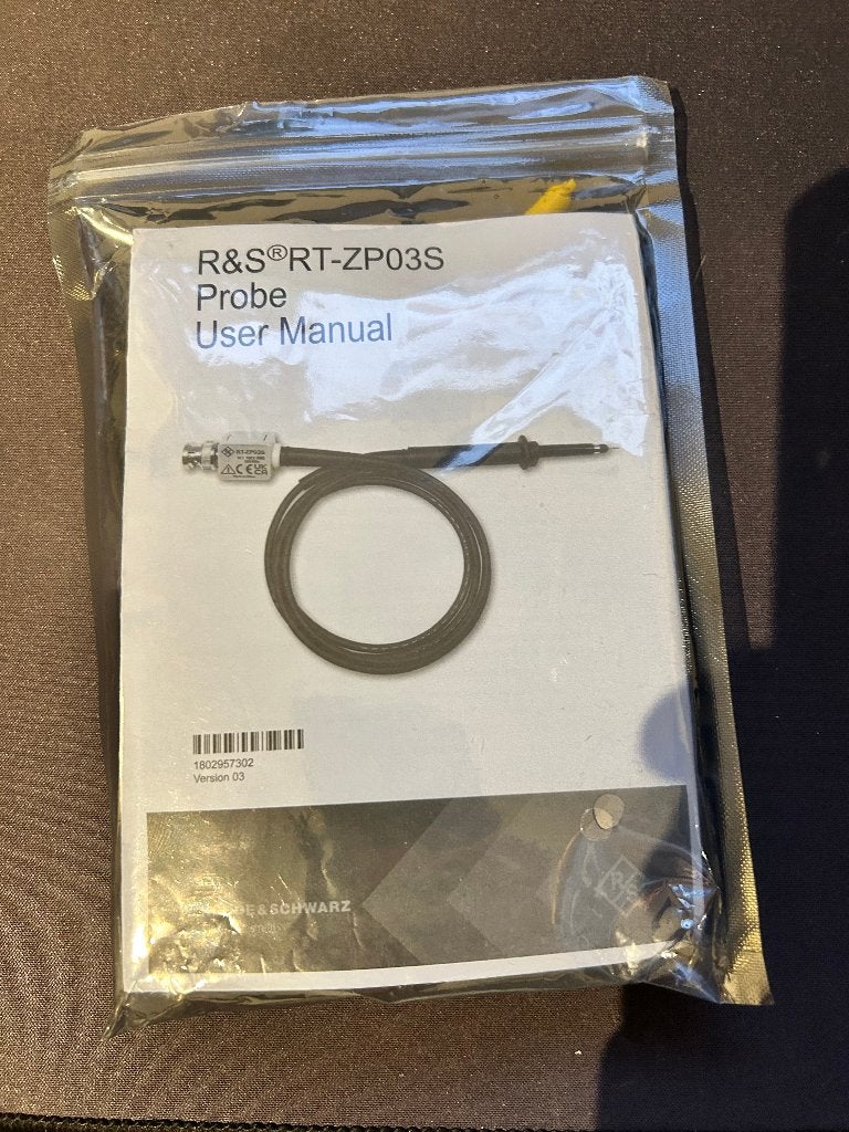 Rohde & Schwarz RT-ZP03S Oscilloscope Probe - nieuw, Ophalen of Verzenden, Nieuw, Toebehoren