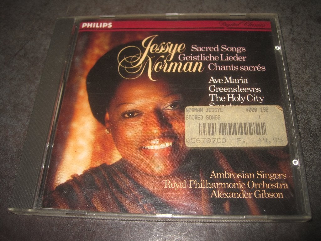 Jesseye Norman Sacred Songs op Philips, Ophalen of Verzenden, Classicisme, Zo goed als nieuw, Kamermuziek