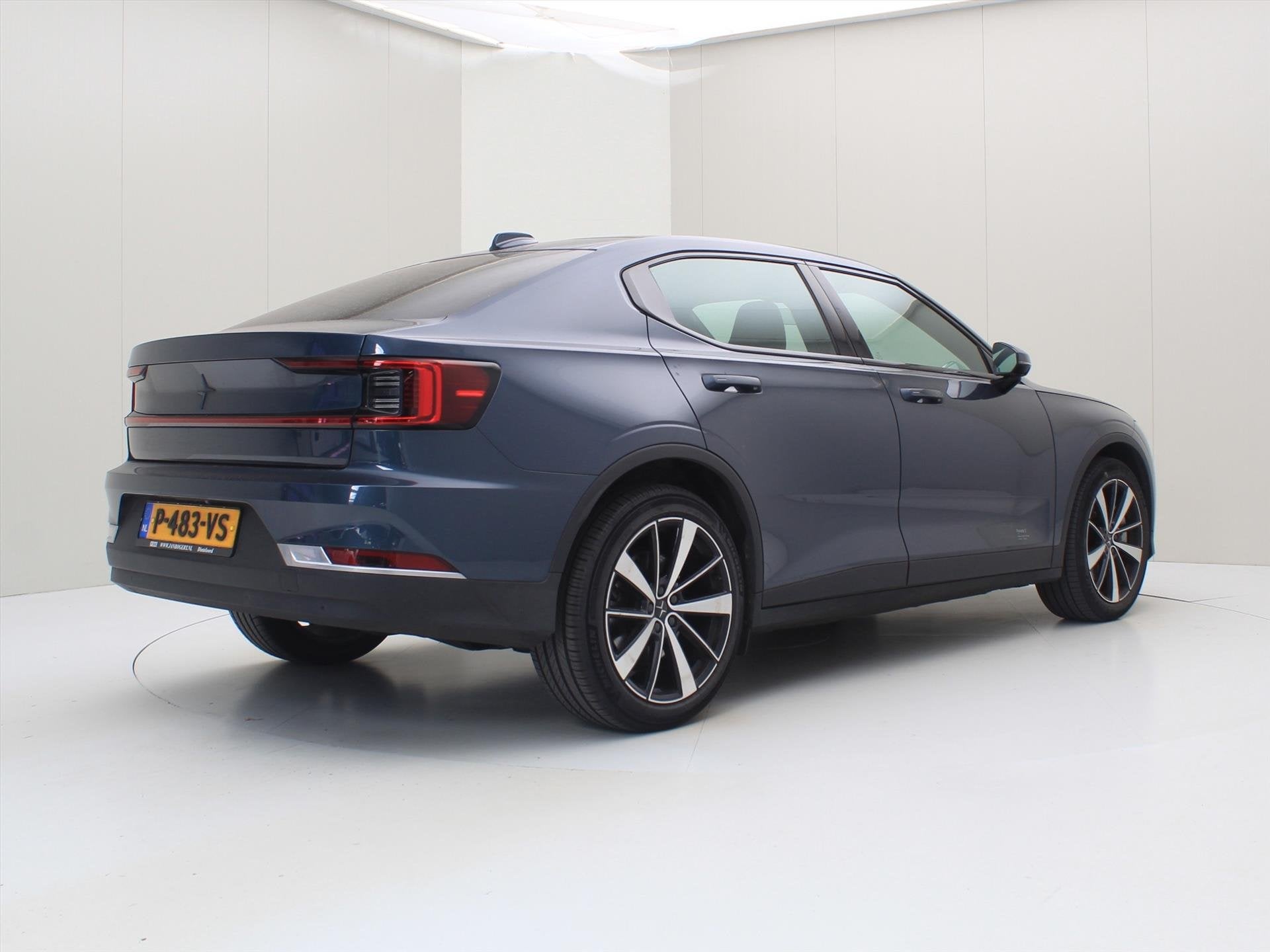 Polestar 2 Long Range Single Motor 231pk 92.6% SoH [ PLUS PA, Auto's, Polestar, Stof, Blauw, 1969 kg, 1500 kg