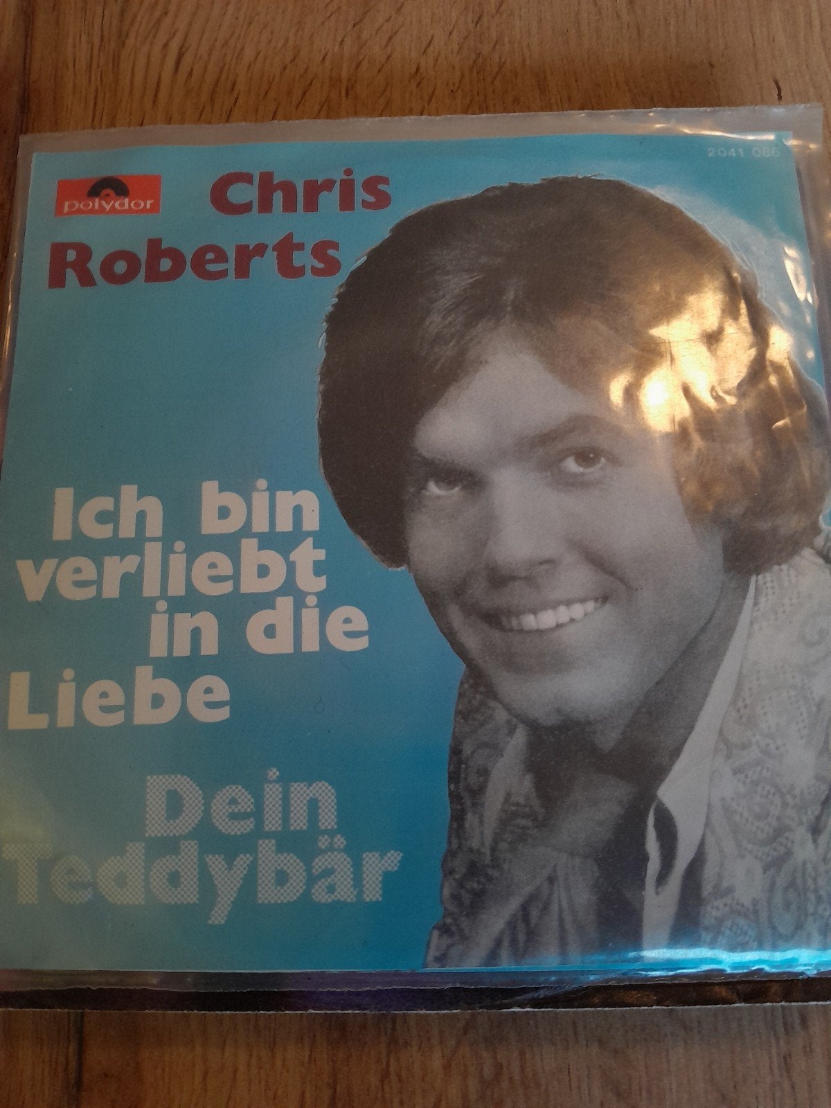 chris roberts 7 inch ich bin verliebt in die liebe, Ophalen of Verzenden, Zo goed als nieuw, Pop