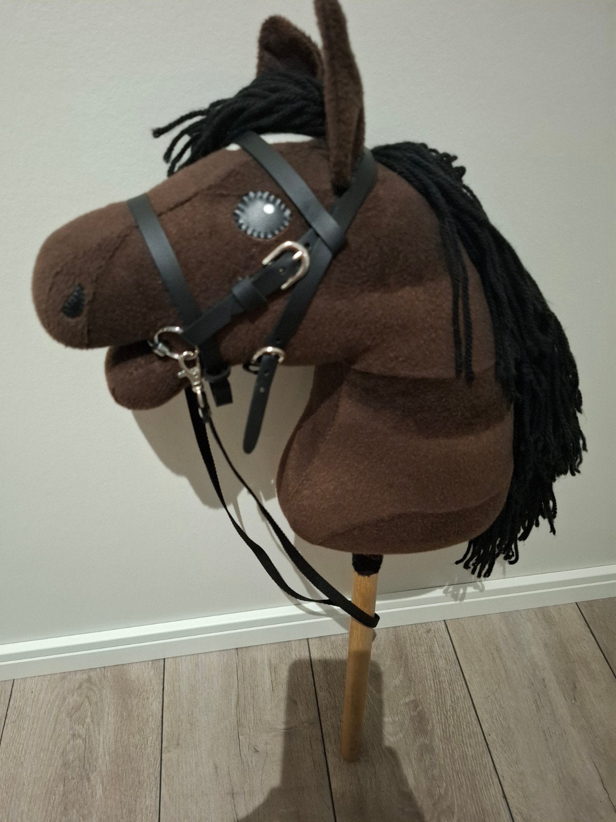 Hobbyhorse bruin met hoofdstel - Zo goed als nieuw, Ophalen of Verzenden, Zo goed als nieuw, Jongen of Meisje