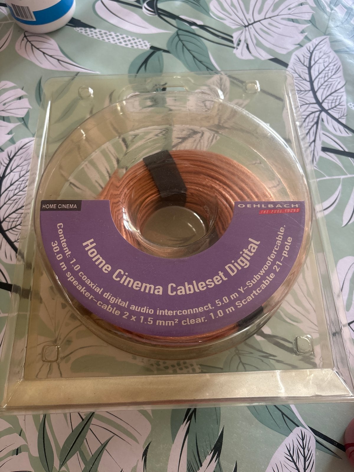 Oehlbach Home Cinema Cableset Digital - Nieuw, Ophalen of Verzenden, Nieuw, 10 meter of meer, Overige kabels