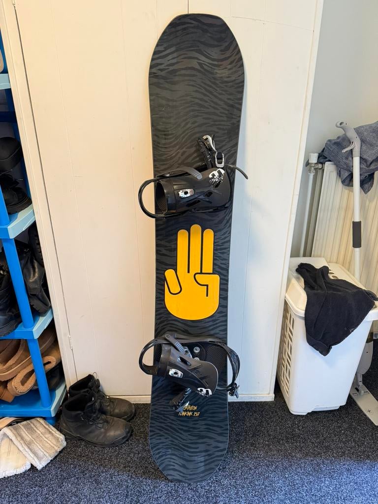 Bataleon Funkink 157 2018 Triple Base Snowboard Gebruikt, Ophalen, Gebruikt, Board