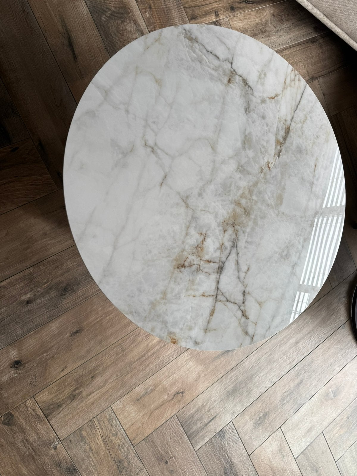 MOET VRIJDAG WEG Keramische salon tafel, Ophalen, Zo goed als nieuw