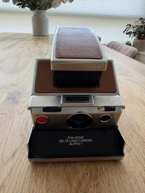 Polaroid SX-70 Land Camera Alpha 1 - Vintage Instant Camera, Audio, Tv en Foto, Fotocamera's Analoog, Ophalen of Verzenden, Refurbished