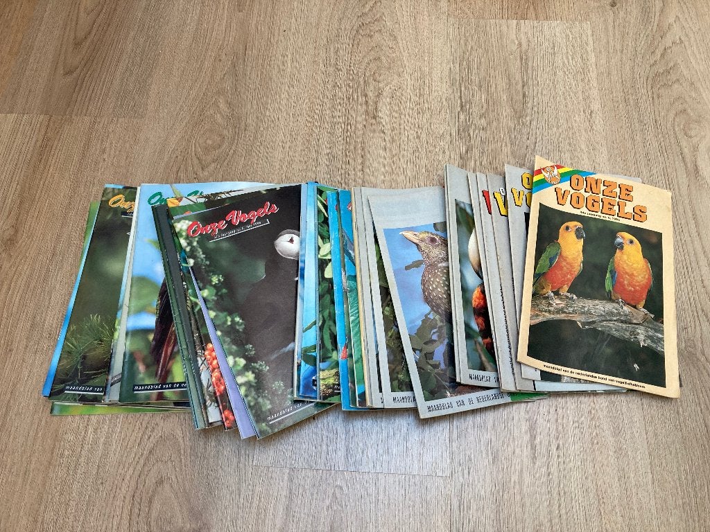 Onze Vogels maandbladen van de NBvV, Ophalen of Verzenden, Gelezen, Vogels