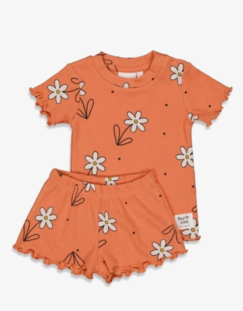Feetje Pyjama Daisy Terra Pink maat 152 (advr 195), Nacht- of Onderkleding, Meisje, Nieuw, Ophalen of Verzenden