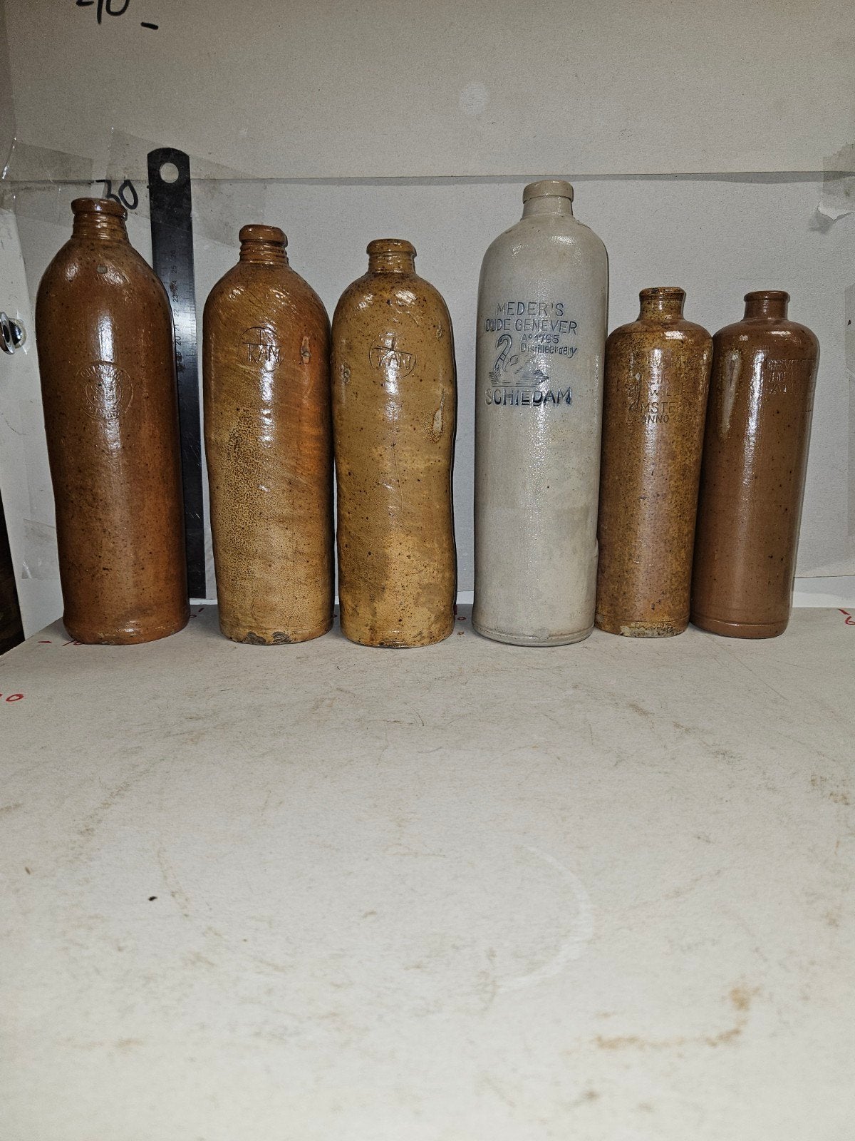 Antieke Jenever Kruiken - Diverse Maten en Merken, Antiek en Kunst, Ophalen of Verzenden