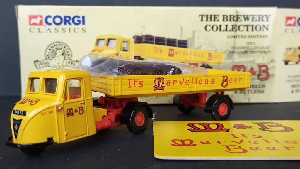 Scammel Scarab Mitchel Butler truck beer 1:50 Corgi Pol, Corgi Classics limited, Corgi@corgi.co.uk, Nieuw, Corgi