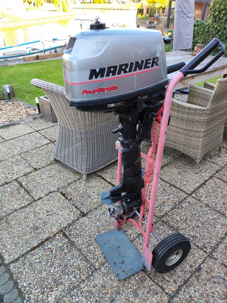 Mariner 4 pk kortstaart, Watersport en Boten, Ophalen, Gebruikt, Motor en Techniek, Zeilboot of Motorboot