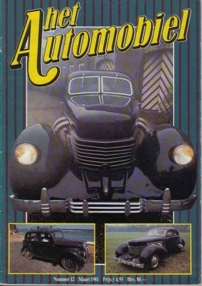 Automobiel 12 1981 : Phoenix Cord 810 812 L29- DKW - Tatra, Ophalen of Verzenden, Gelezen, Algemeen