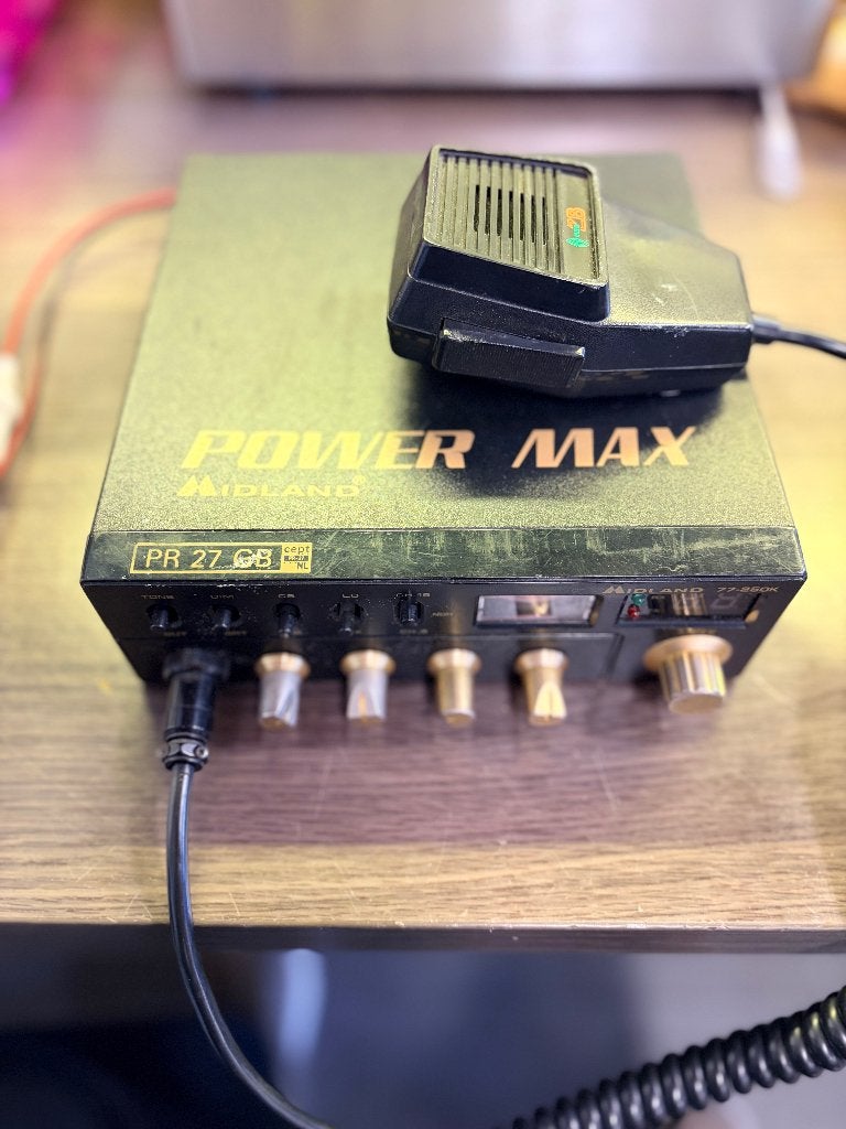Midland Power Max PR 27 CB-radio - Werking onbekend, Ophalen of Verzenden, Niet werkend, Overige typen, Midland