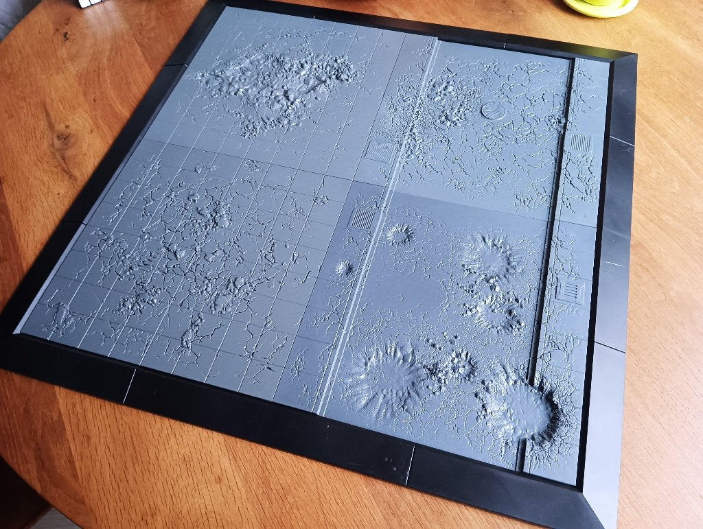 Modular Game board tiles. 4 x 12"x12", Hobby en Vrije tijd, Wargaming, Ophalen of Verzenden, Nieuw, Warhammer 40000, Toebehoren