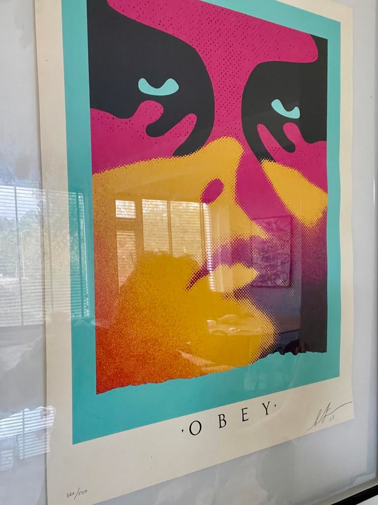 SHEPARD FAIREY - Shadowplay (Paris Colourway), 2019, Antiek en Kunst, Kunst | Litho's en Zeefdrukken, Ophalen of Verzenden
