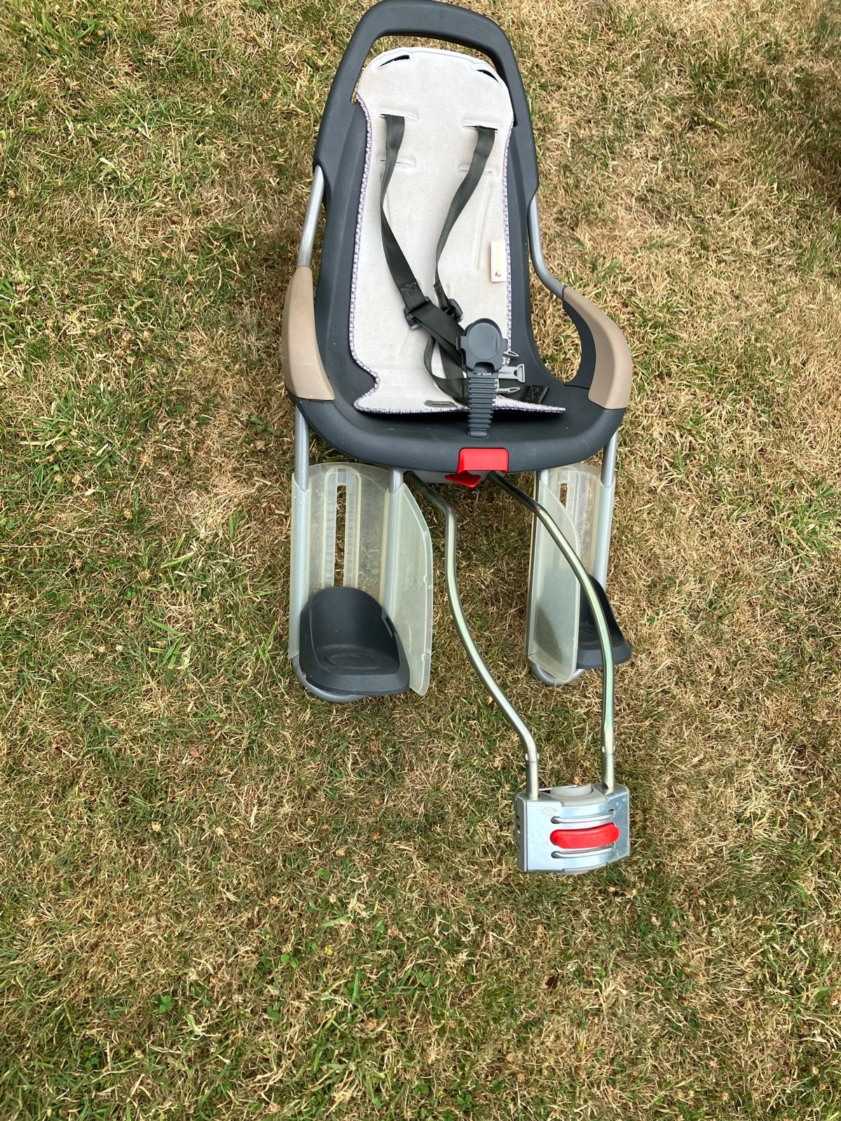 Gebruikt fietszitje voor achterop, met voetsteuntjes, Ophalen, Achterzitje, 22 t/m 36 kg, Gebruikt