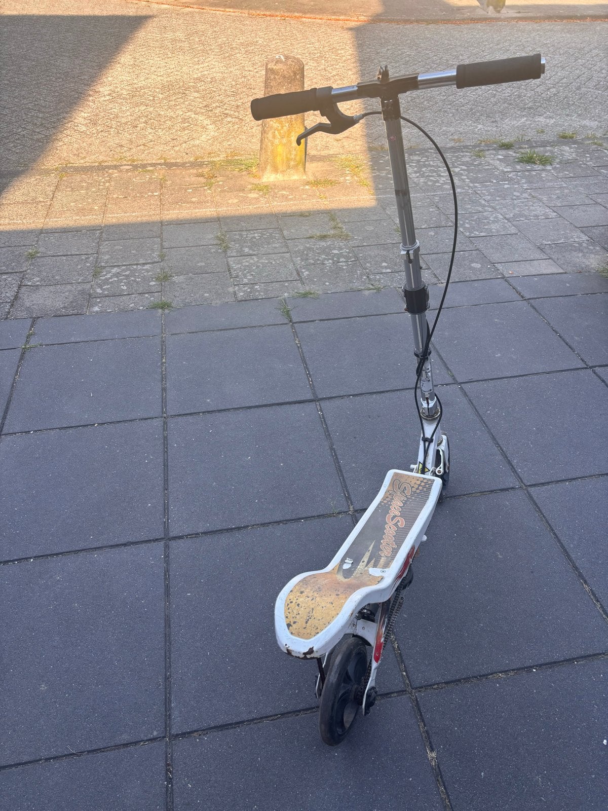 Gebruikte Space Scooter - Wit/Oranje, Ophalen, Gebruikt, Gewone step