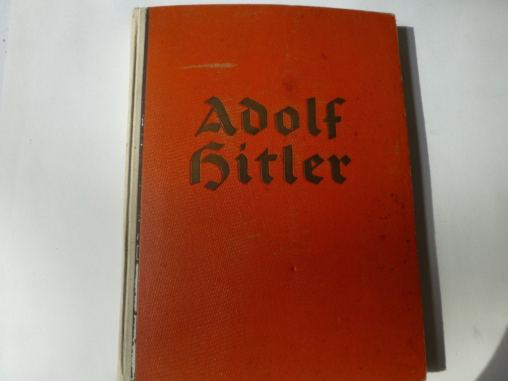 Plaatjesalbum Adolf Hitler uit 1936   , Ophalen of Verzenden, Gelezen, Plaatjesalbum