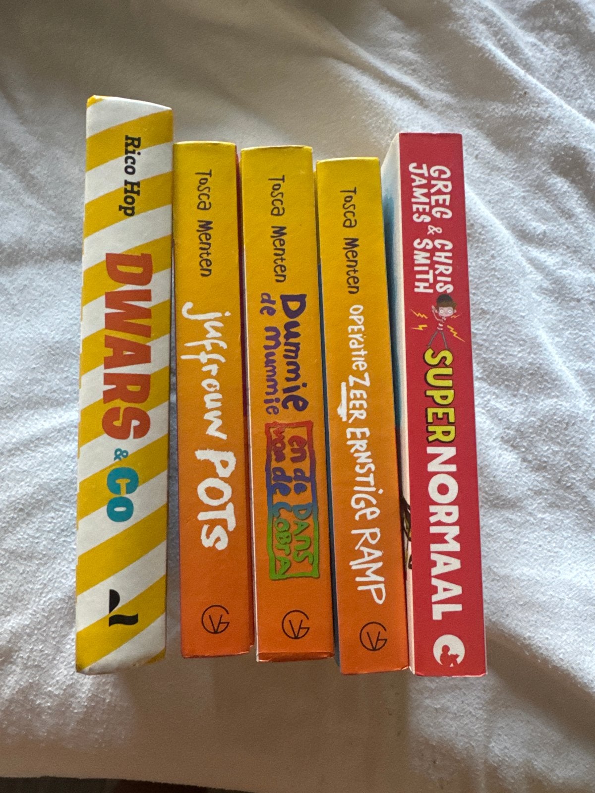 Kinderboekenpakket: Tosca Menten, Rico Hop, Greg & Chris Smi, Ophalen, Gelezen, Fictie