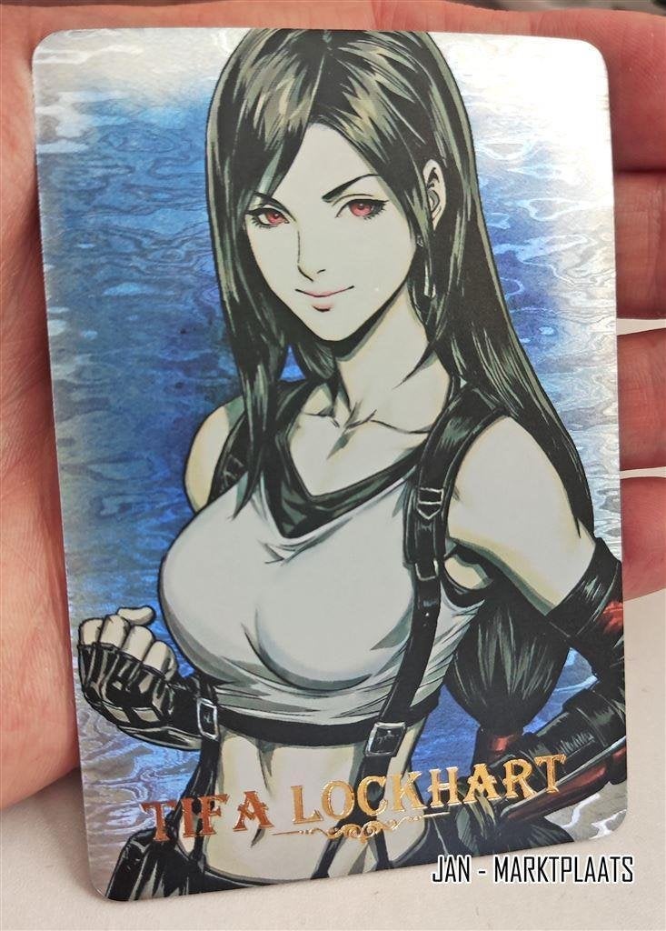 TIFA LOCKHEART FINAL FANTASY Foil Holo Card #2, Verzamelen, Verzenden, Superheld, Nieuw, Beeldje of Figuurtje