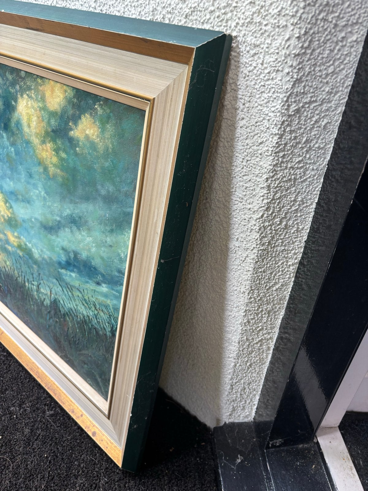 Schilderij 'Wolkenlandschap' - Onica - 77x68 cm, Ophalen, Doek, Expressionistisch, Gesigneerd