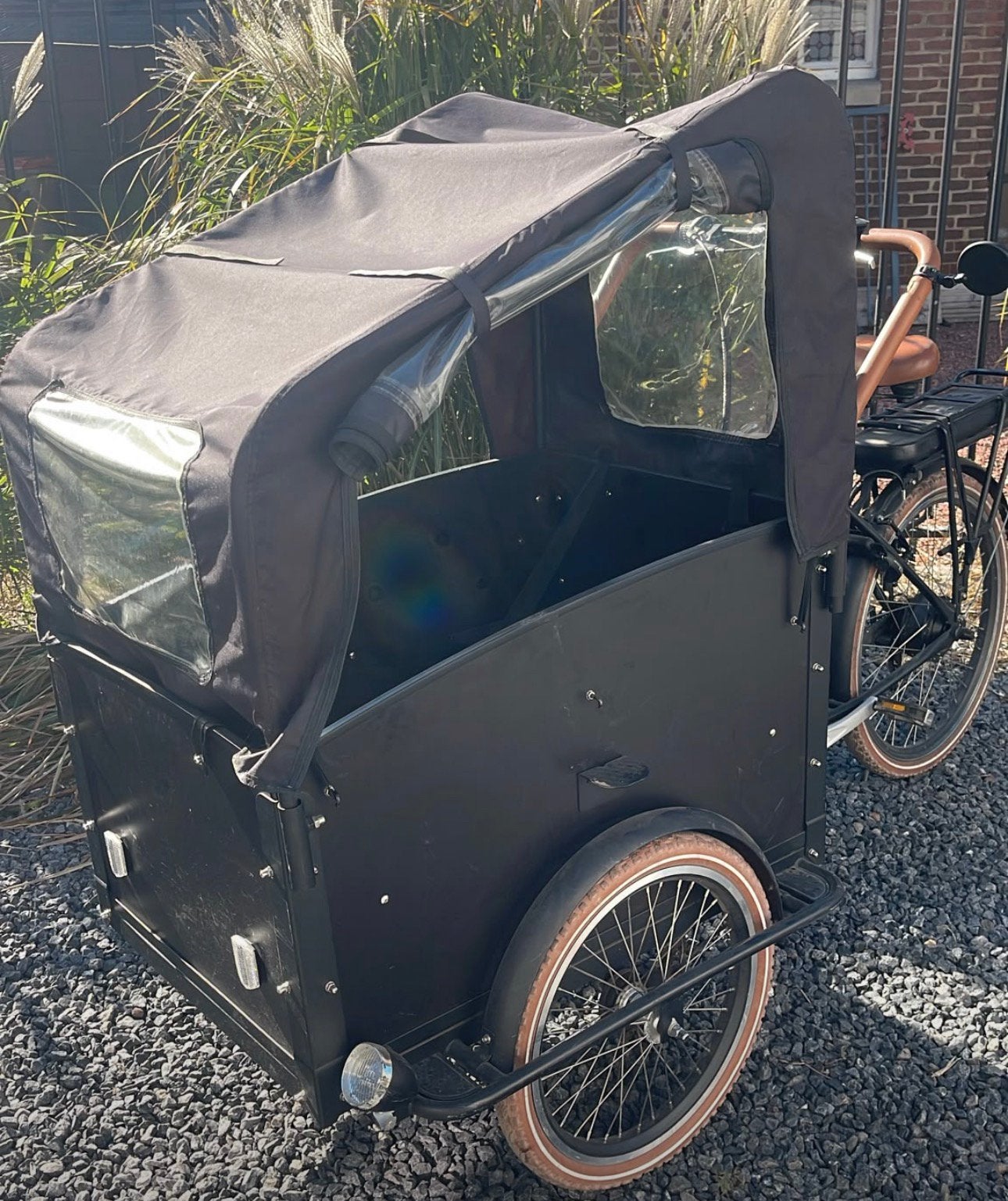 Elektrische bakfiets, Fietsen en Brommers, Ophalen, Zo goed als nieuw, 4 kinderen of meer