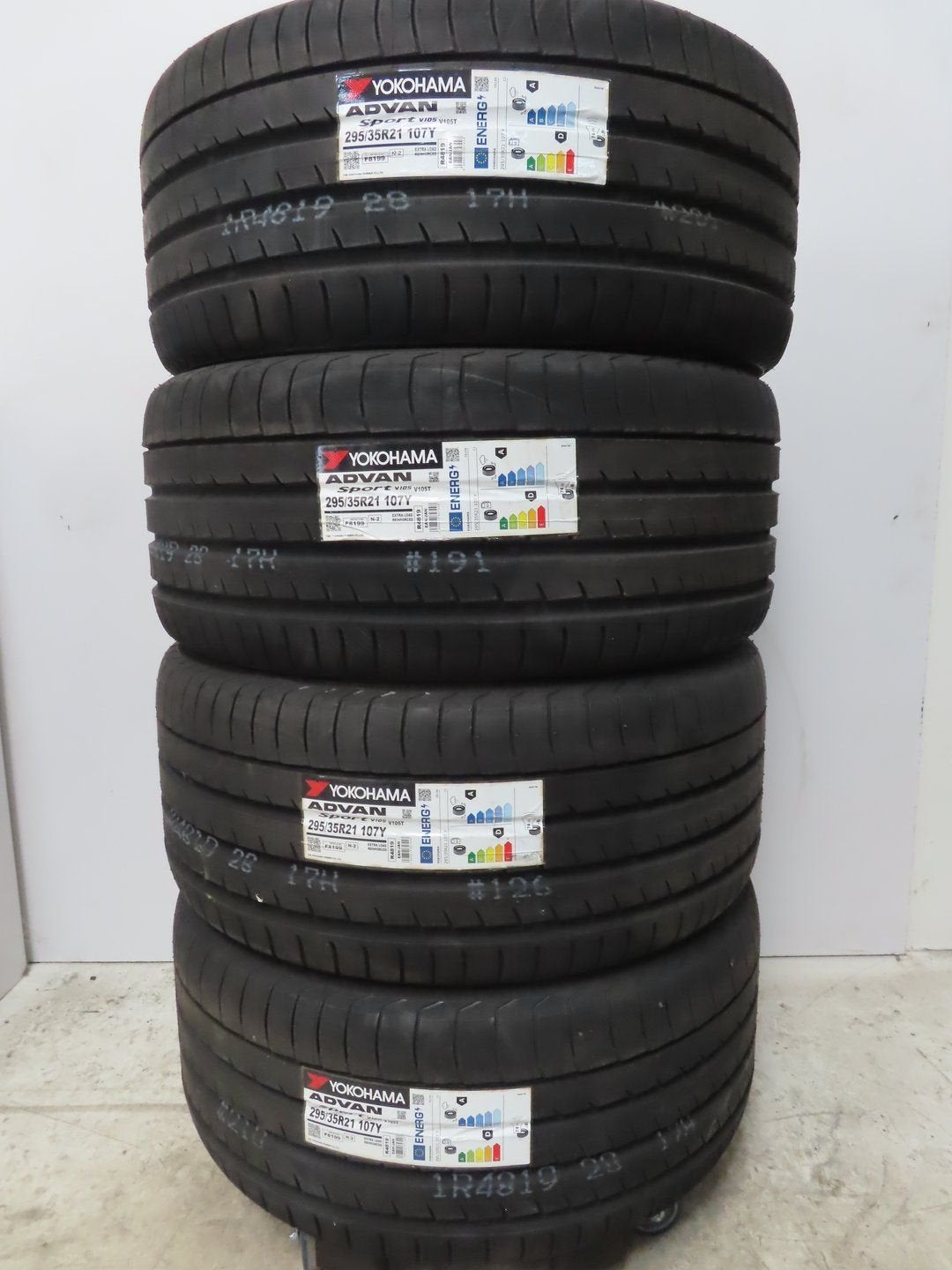 Originele Porsche Cayenne Turbo 21 inch velgen zomerbanden, 295 mm, -, -, Banden en Velgen