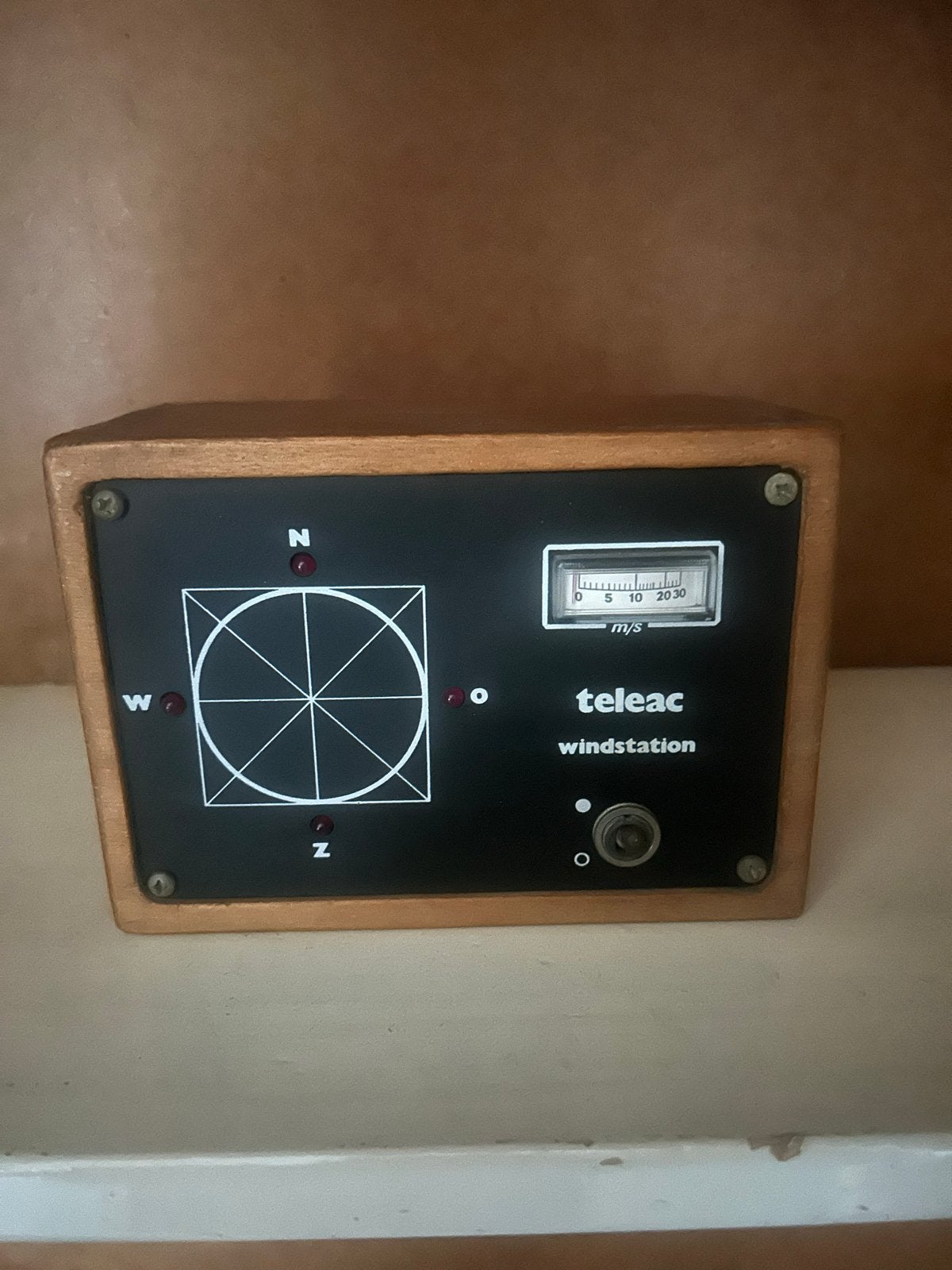 Teleac Windstation - Vintage Windmeter, Ophalen, Gebruikt, Weerstation