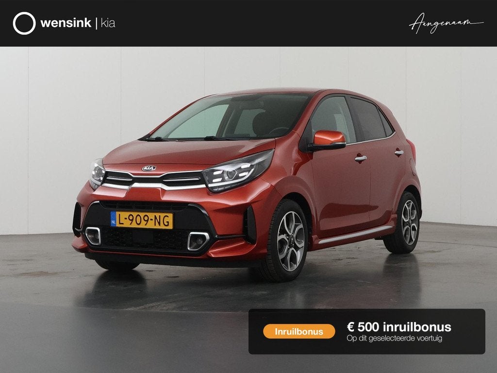 Kia Picanto 1.0 DPi GT-Line | Navigatie | Parkeercamera | Le, Auto's, Kia, Voorwielaandrijving, Gebruikt, Overige kleuren, 4 stoelen