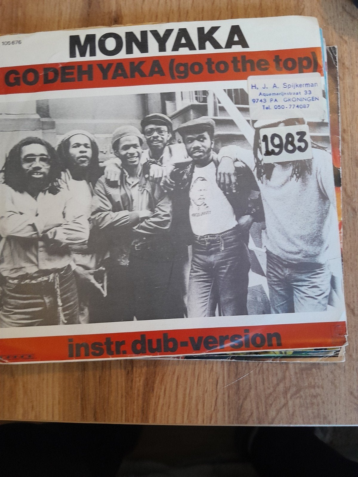 monyaka 7inch go deh yaka, Ophalen of Verzenden, Zo goed als nieuw, Pop