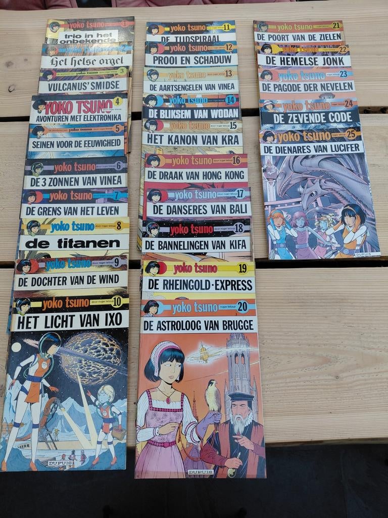 Yoko Tsuno Stripboeken Collectie - Deel 1 t/m 25, Boeken, Complete serie of reeks, Ophalen of Verzenden, Gelezen, Roger Leloup