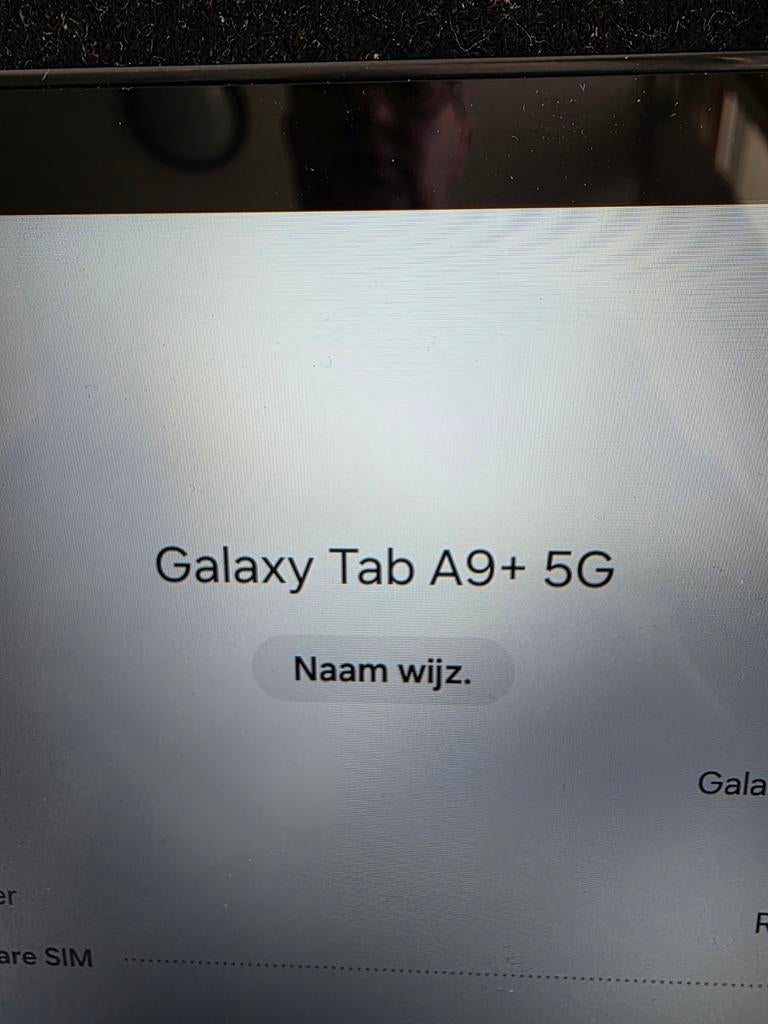 Samsung Galaxy Tab A9+ 5G - Zo goed als nieuw, Computers en Software, Tablet-hoezen, Galaxy Tab A9+ 5G, Ophalen of Verzenden, Zo goed als nieuw