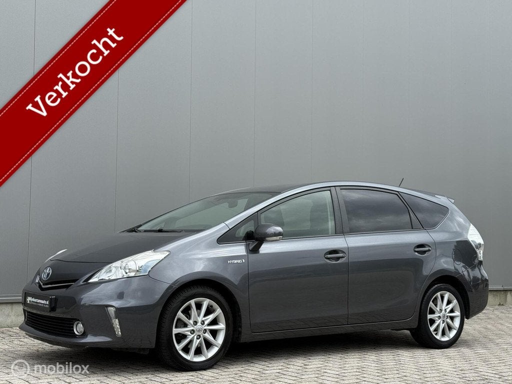 Toyota Prius Wagon 1.8 Hybrid - Trekhaak - camera - 7 zits, Auto's, Toyota, Euro 5, Gebruikt, Zwart, 4 cilinders