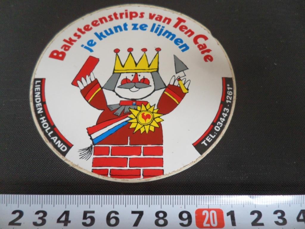 sticker Lienden Baksteenstrips van Ten Cate je kunt ze lijme, Ophalen, Zo goed als nieuw