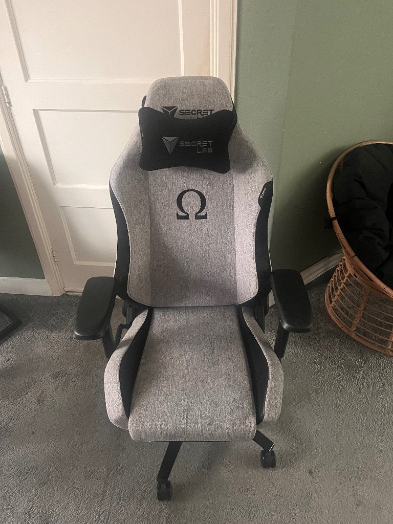 Secret Lab Omega 2020 Gaming Chair, Ophalen, Gaming bureaustoel, Gebruikt, Grijs