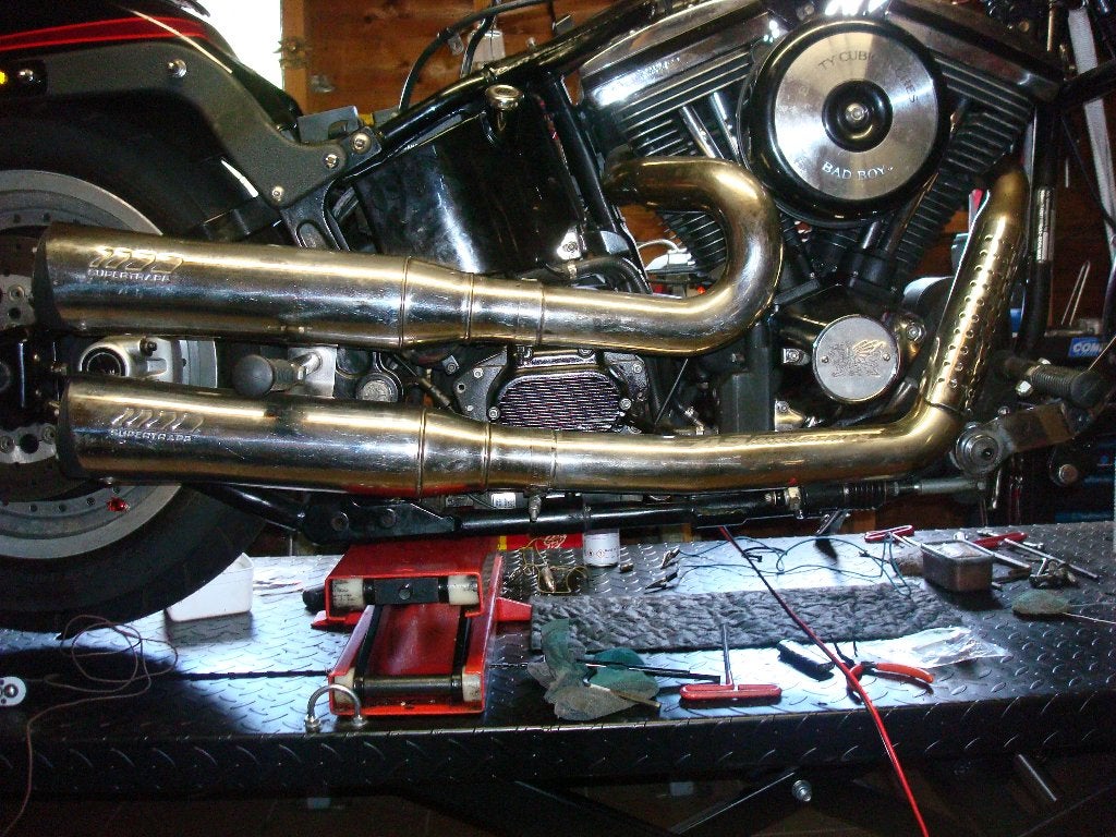 Harley Davidson uitlaat, Ophalen of Verzenden, Gebruikt