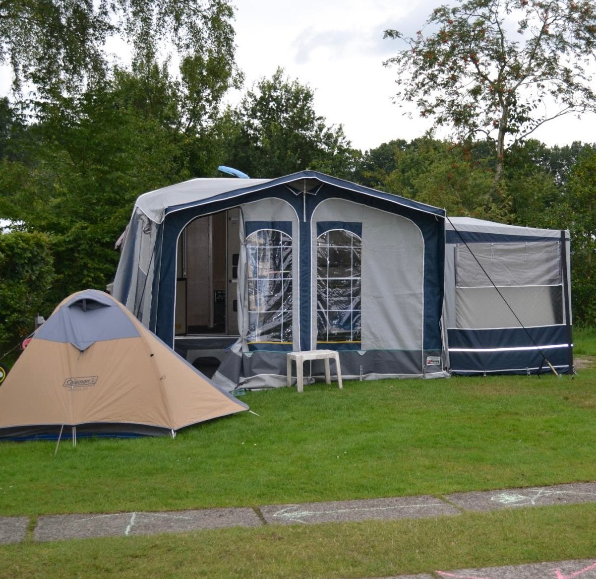 Voortent caravan, Ophalen of Verzenden, Gebruikt, Tot en met 2