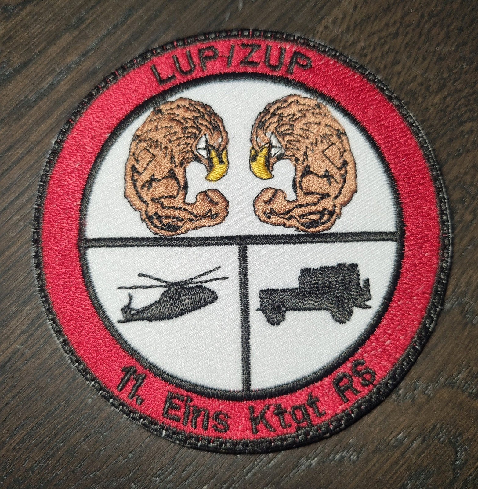 Duitse patch, LUP/ZUP logistiek, Verzenden