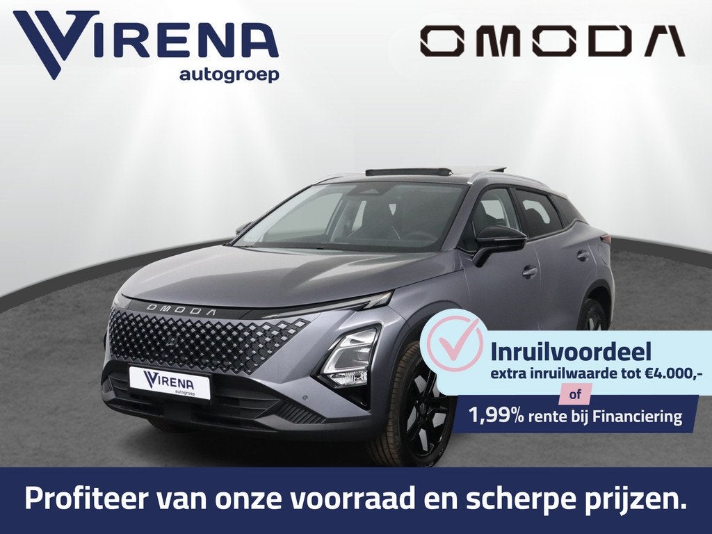 Omoda 5 SHS Hybride 1.6 T-GDi Premium - Schuifkanteldak - St, Auto's, Overige Auto's, Zwart, 4 cilinders, Hybride Elektrisch/Benzine