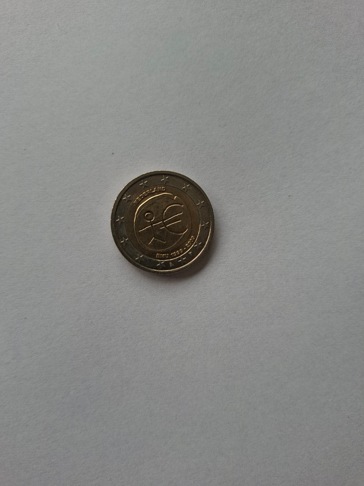 2 Euro munt 2009 - 10 jaar EMU, Postzegels en Munten, Ophalen of Verzenden, Overige landen, 2 euro, Losse munt